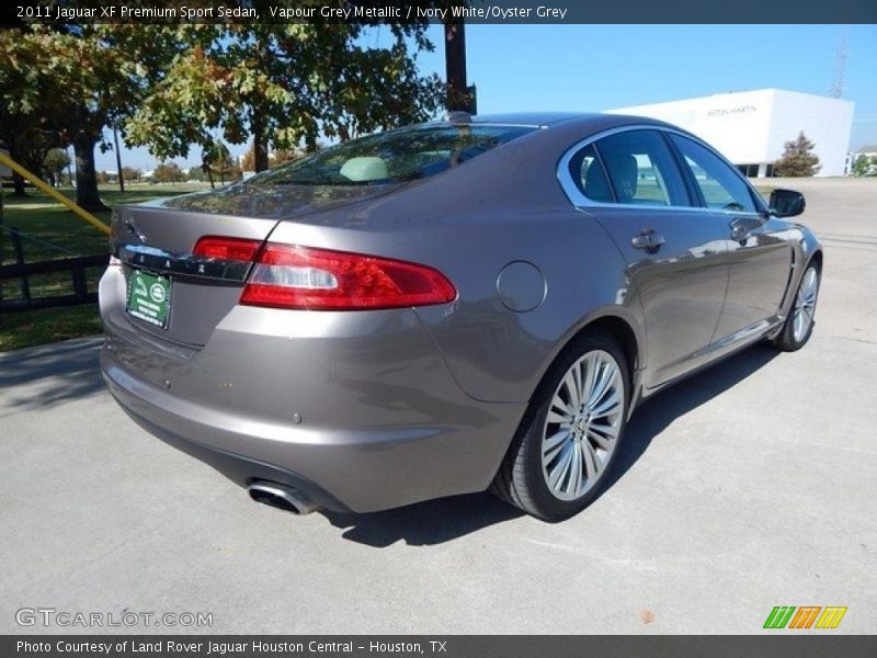 Vapour Grey Metallic / Ivory White/Oyster Grey 2011 Jaguar XF Premium Sport Sedan