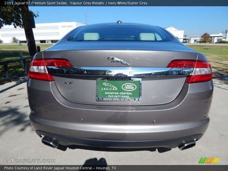 Vapour Grey Metallic / Ivory White/Oyster Grey 2011 Jaguar XF Premium Sport Sedan
