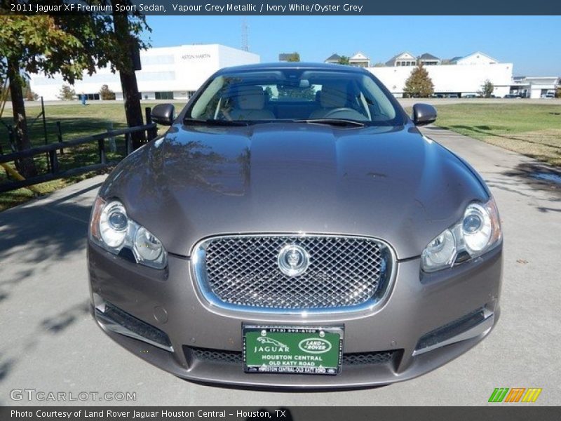Vapour Grey Metallic / Ivory White/Oyster Grey 2011 Jaguar XF Premium Sport Sedan