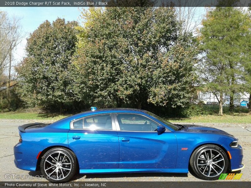 IndiGo Blue / Black 2018 Dodge Charger R/T Scat Pack