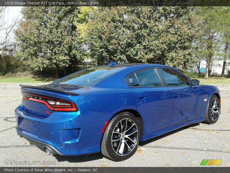 IndiGo Blue / Black 2018 Dodge Charger R/T Scat Pack