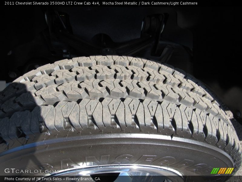 Mocha Steel Metallic / Dark Cashmere/Light Cashmere 2011 Chevrolet Silverado 3500HD LTZ Crew Cab 4x4