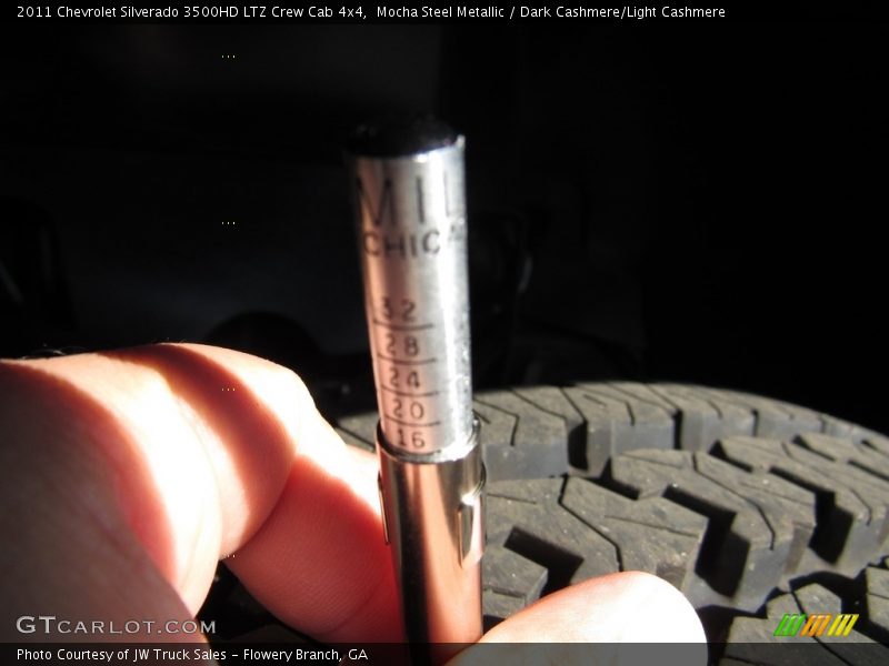 Mocha Steel Metallic / Dark Cashmere/Light Cashmere 2011 Chevrolet Silverado 3500HD LTZ Crew Cab 4x4