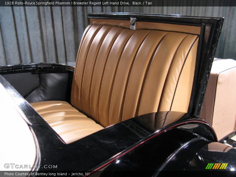 Black / Tan 1928 Rolls-Royce Springfield Phantom I Brewster Regent Left Hand Drive