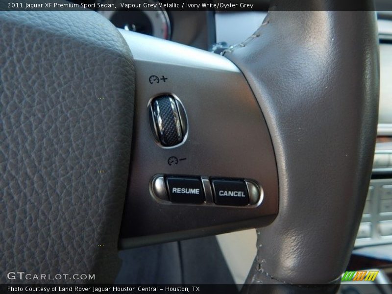 Vapour Grey Metallic / Ivory White/Oyster Grey 2011 Jaguar XF Premium Sport Sedan