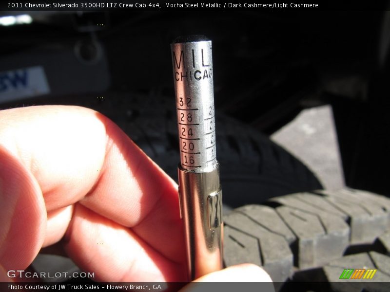 Mocha Steel Metallic / Dark Cashmere/Light Cashmere 2011 Chevrolet Silverado 3500HD LTZ Crew Cab 4x4