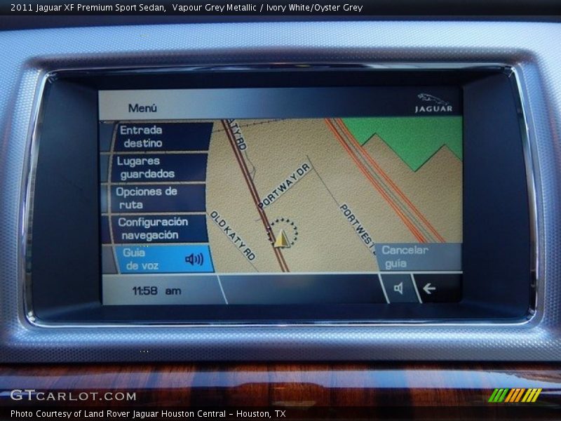 Vapour Grey Metallic / Ivory White/Oyster Grey 2011 Jaguar XF Premium Sport Sedan