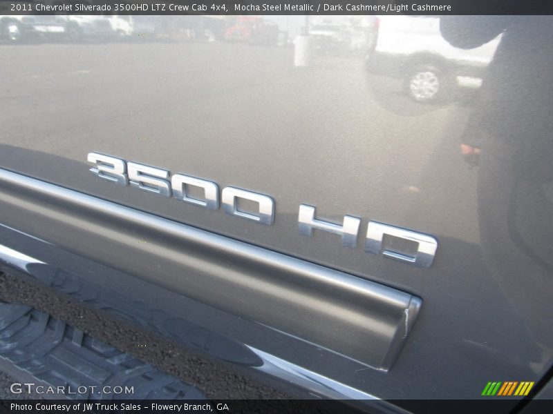 Mocha Steel Metallic / Dark Cashmere/Light Cashmere 2011 Chevrolet Silverado 3500HD LTZ Crew Cab 4x4