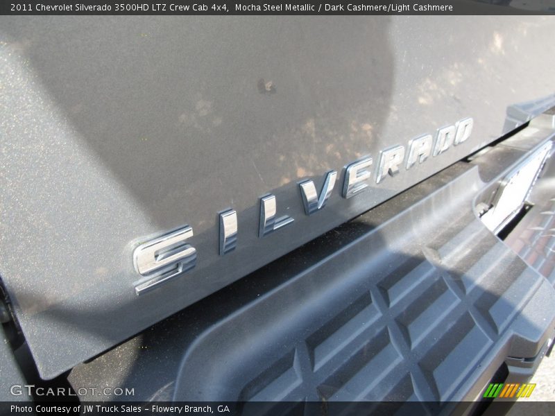 Mocha Steel Metallic / Dark Cashmere/Light Cashmere 2011 Chevrolet Silverado 3500HD LTZ Crew Cab 4x4