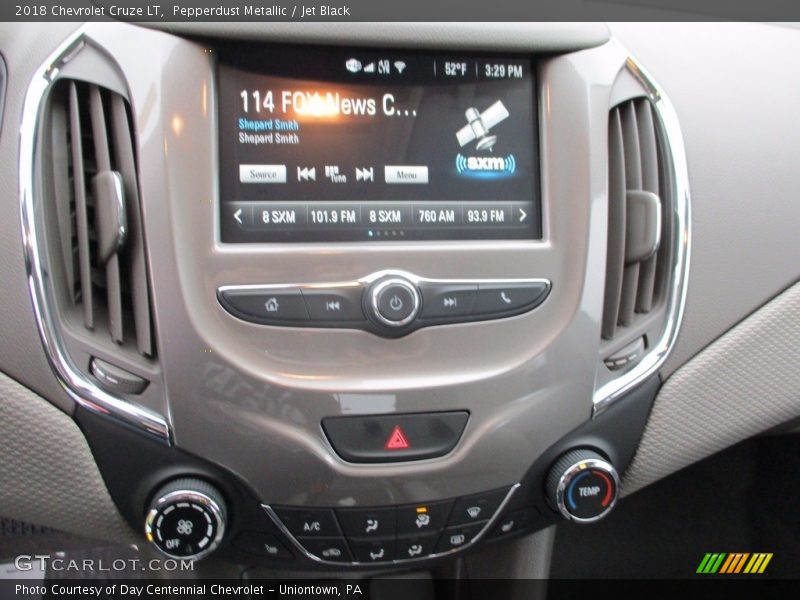 Pepperdust Metallic / Jet Black 2018 Chevrolet Cruze LT
