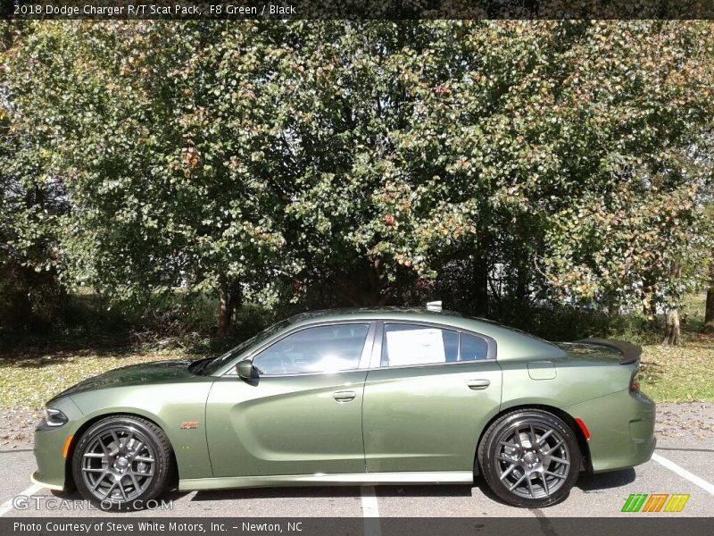 F8 Green / Black 2018 Dodge Charger R/T Scat Pack