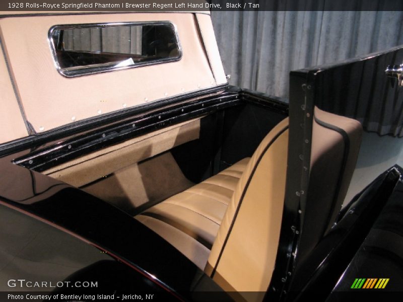 Black / Tan 1928 Rolls-Royce Springfield Phantom I Brewster Regent Left Hand Drive