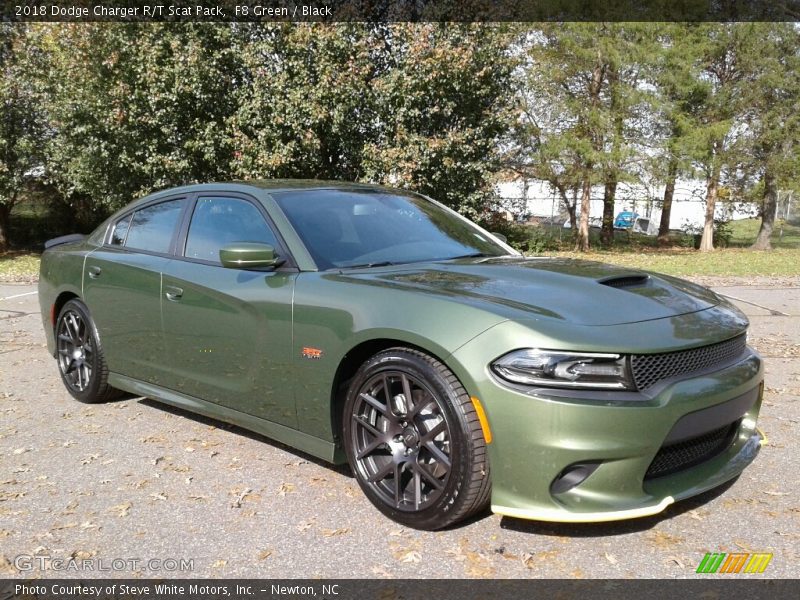 F8 Green / Black 2018 Dodge Charger R/T Scat Pack