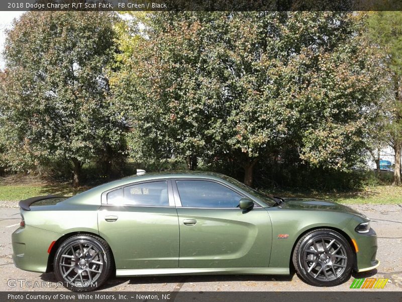 F8 Green / Black 2018 Dodge Charger R/T Scat Pack