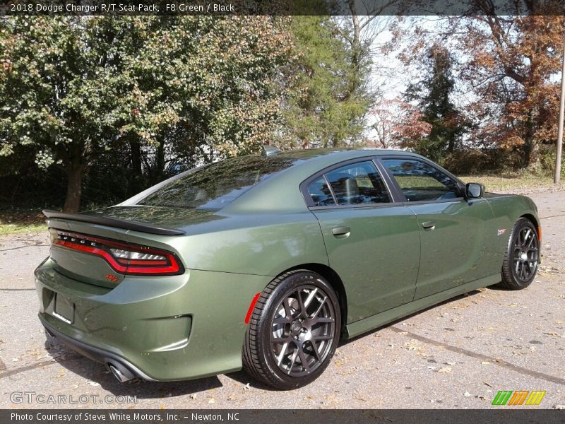 F8 Green / Black 2018 Dodge Charger R/T Scat Pack