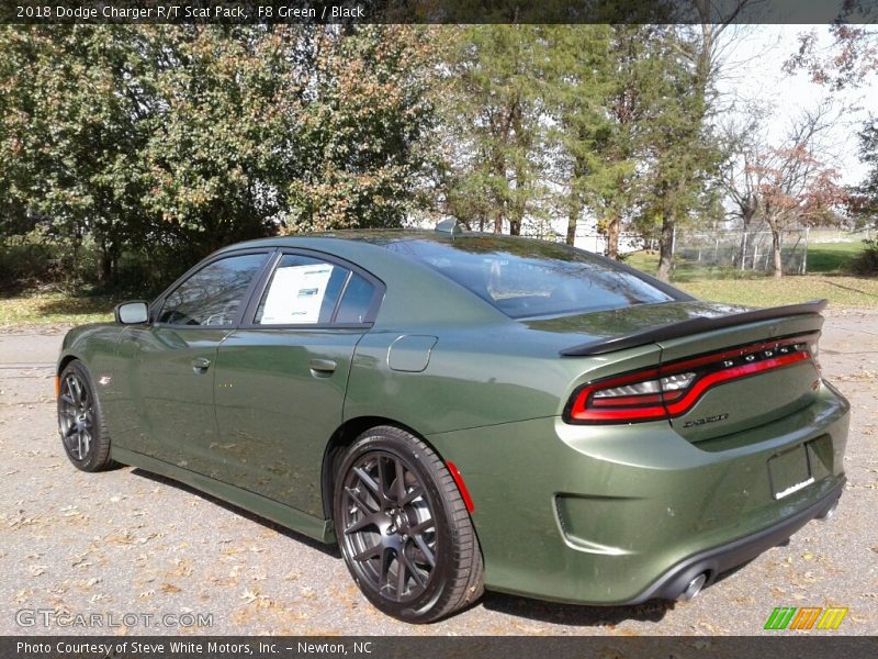 F8 Green / Black 2018 Dodge Charger R/T Scat Pack