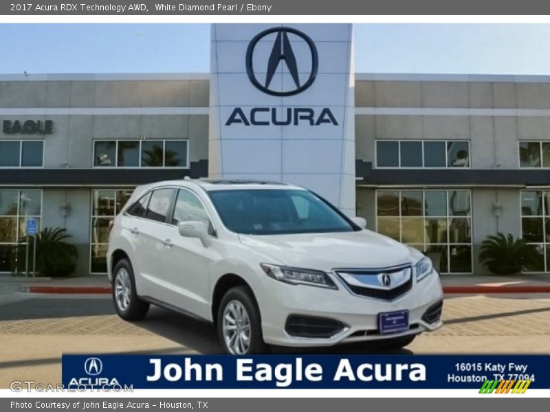 White Diamond Pearl / Ebony 2017 Acura RDX Technology AWD