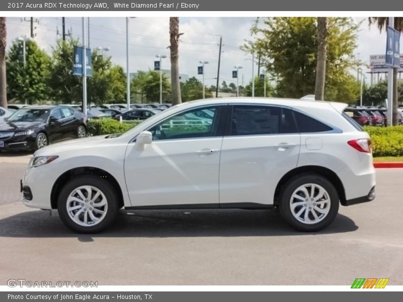 White Diamond Pearl / Ebony 2017 Acura RDX Technology AWD