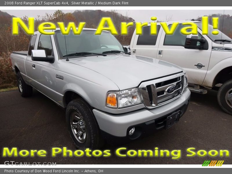 Silver Metallic / Medium Dark Flint 2008 Ford Ranger XLT SuperCab 4x4