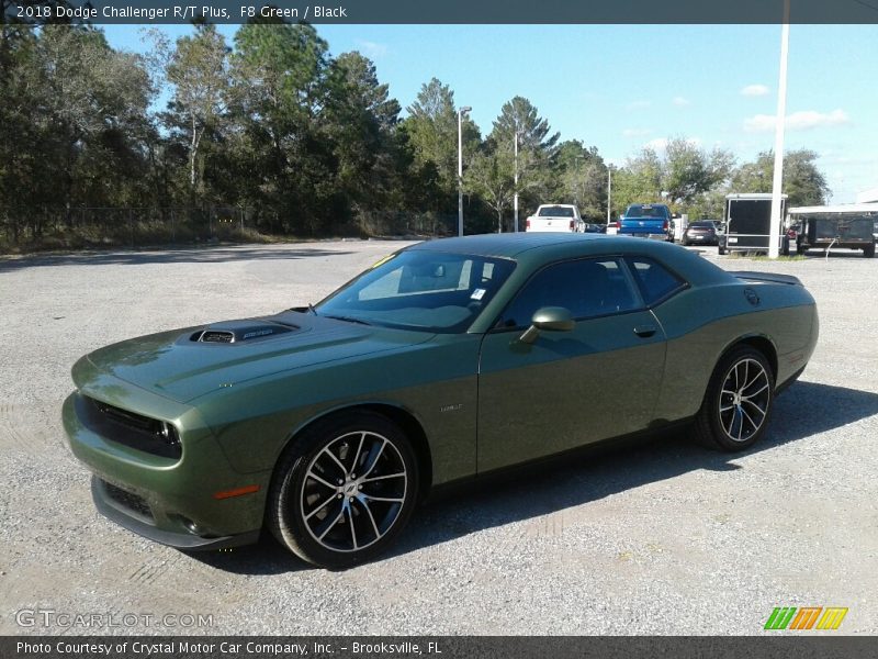 Front 3/4 View of 2018 Challenger R/T Plus