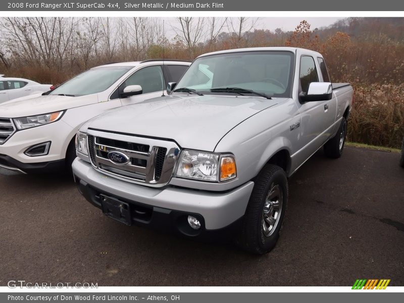 Silver Metallic / Medium Dark Flint 2008 Ford Ranger XLT SuperCab 4x4
