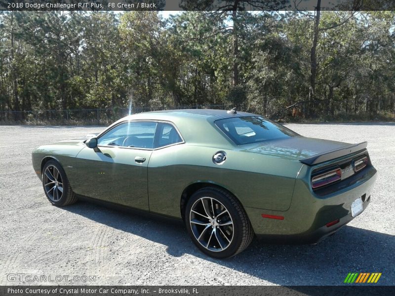 F8 Green / Black 2018 Dodge Challenger R/T Plus