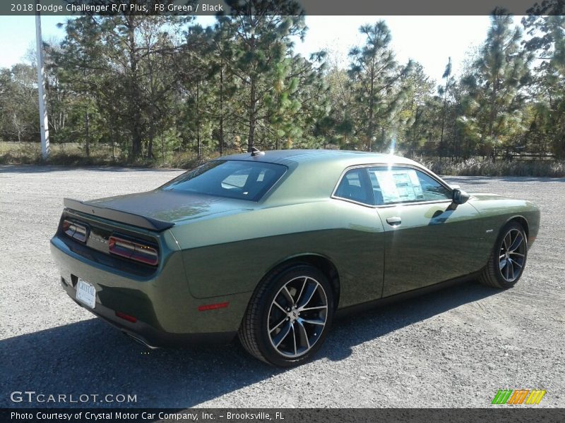 F8 Green / Black 2018 Dodge Challenger R/T Plus