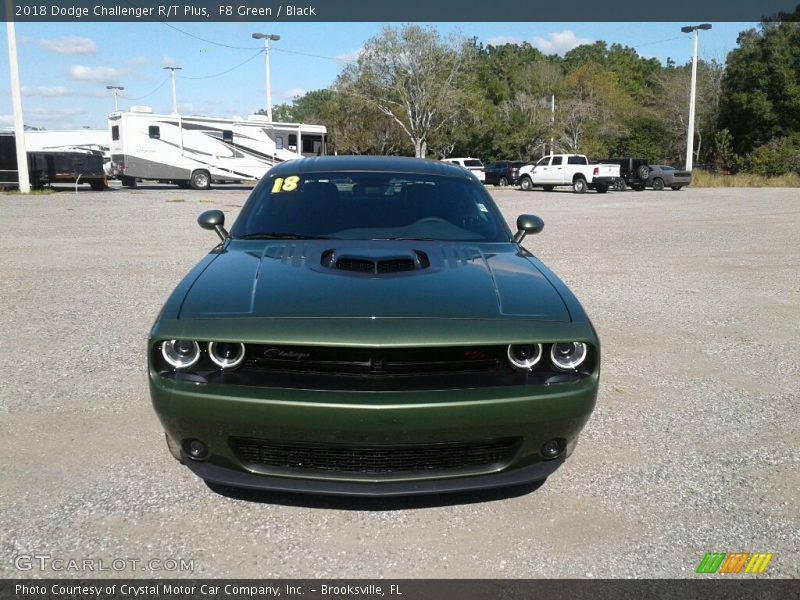 F8 Green / Black 2018 Dodge Challenger R/T Plus