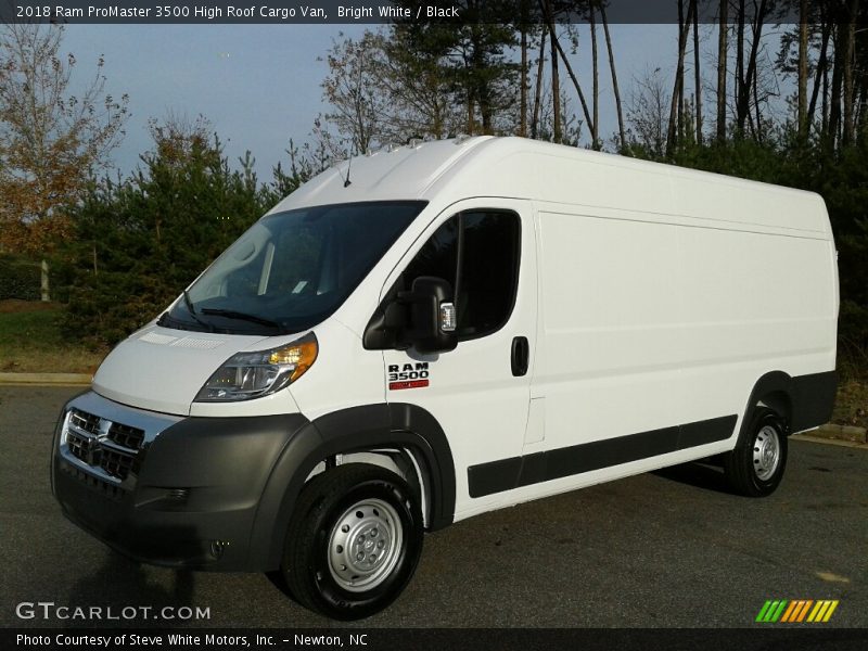 Front 3/4 View of 2018 ProMaster 3500 High Roof Cargo Van