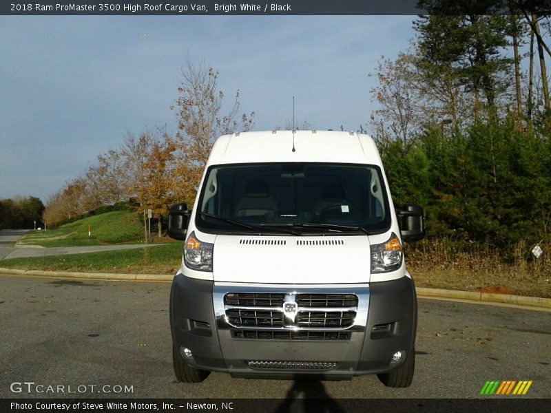 Bright White / Black 2018 Ram ProMaster 3500 High Roof Cargo Van