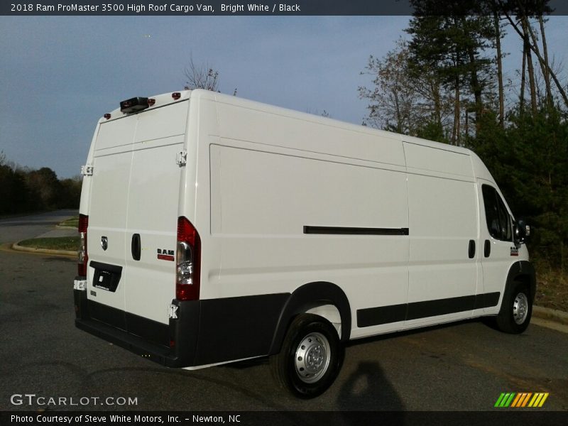 Bright White / Black 2018 Ram ProMaster 3500 High Roof Cargo Van
