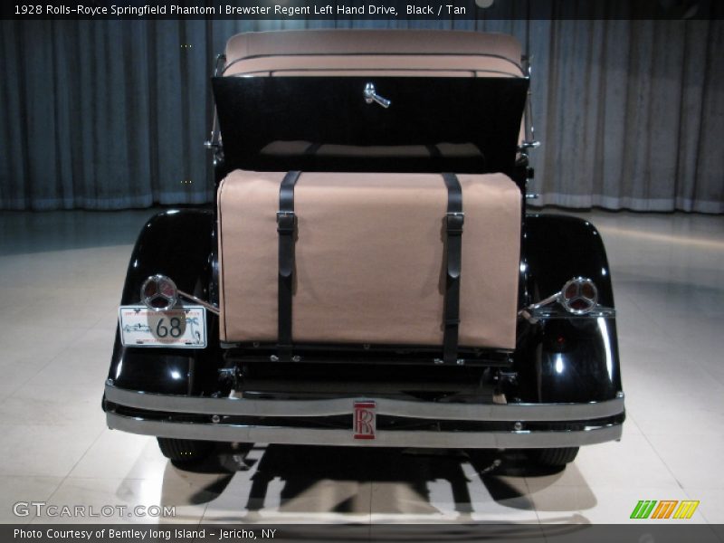 Black / Tan 1928 Rolls-Royce Springfield Phantom I Brewster Regent Left Hand Drive