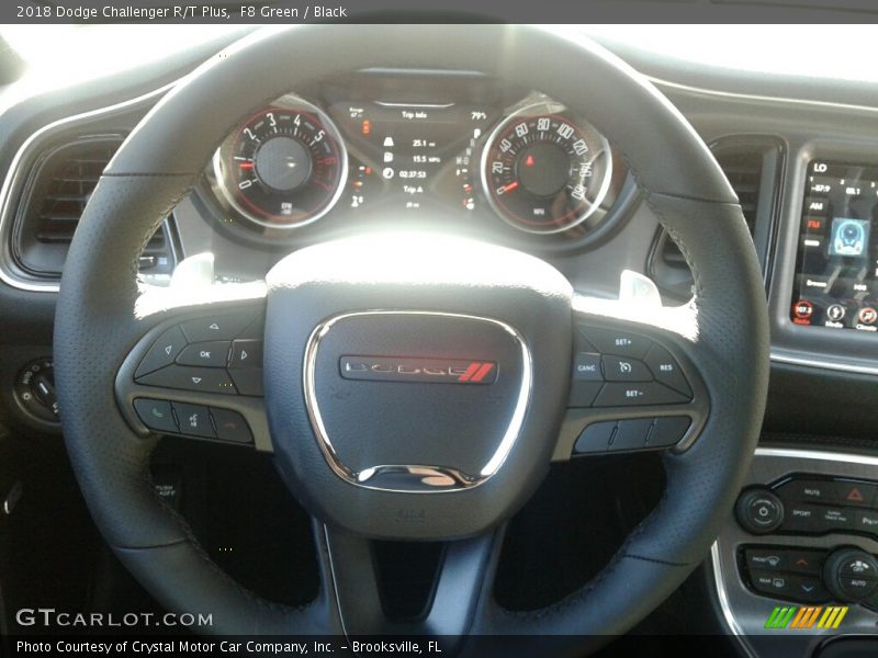 F8 Green / Black 2018 Dodge Challenger R/T Plus