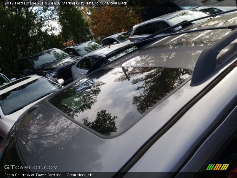 Sterling Gray Metallic / Charcoal Black 2012 Ford Escape XLT V6 4WD