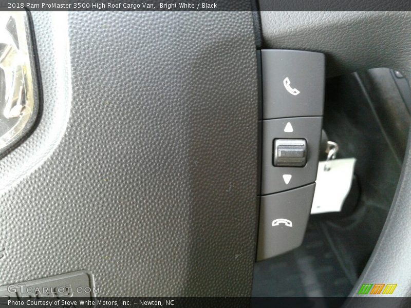 Controls of 2018 ProMaster 3500 High Roof Cargo Van