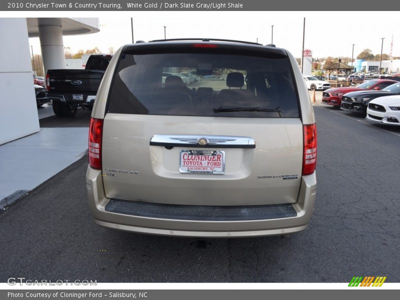 White Gold / Dark Slate Gray/Light Shale 2010 Chrysler Town & Country Touring