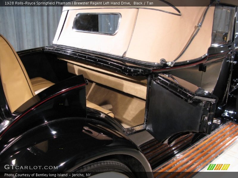 Black / Tan 1928 Rolls-Royce Springfield Phantom I Brewster Regent Left Hand Drive