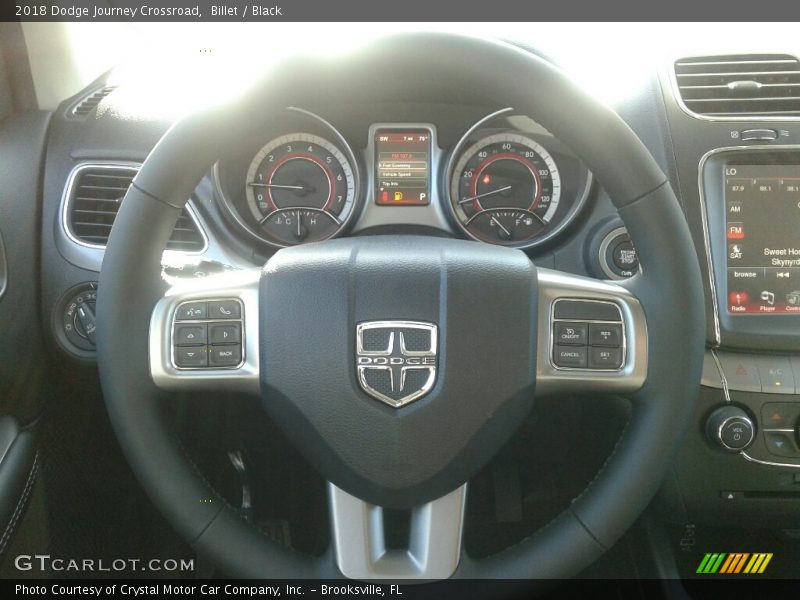 Billet / Black 2018 Dodge Journey Crossroad