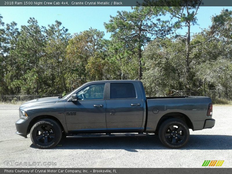  2018 1500 Night Crew Cab 4x4 Granite Crystal Metallic