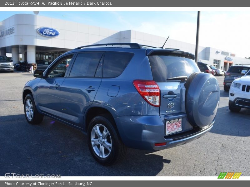 Pacific Blue Metallic / Dark Charcoal 2012 Toyota RAV4 I4