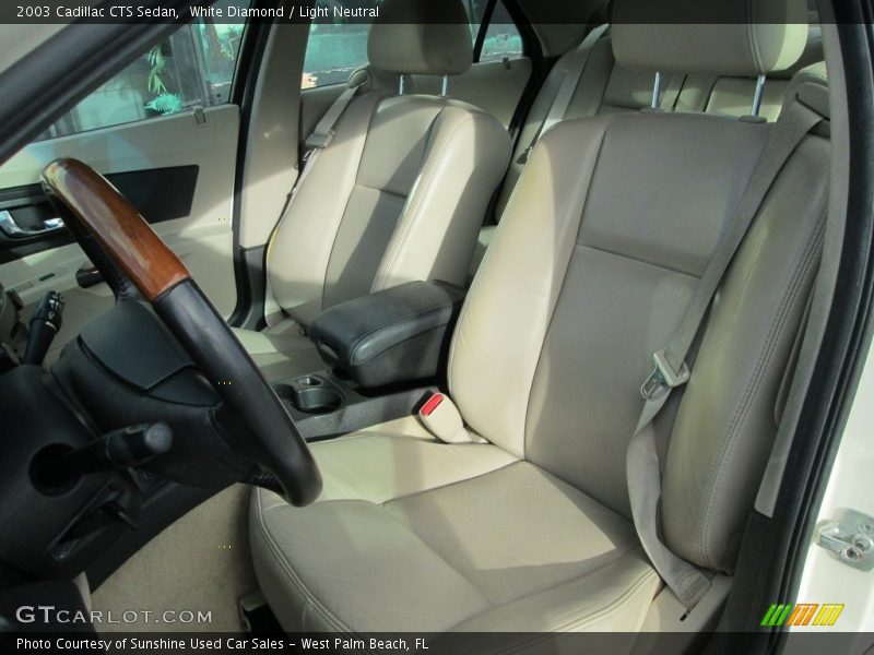 White Diamond / Light Neutral 2003 Cadillac CTS Sedan