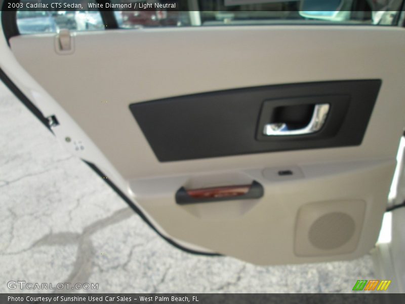 White Diamond / Light Neutral 2003 Cadillac CTS Sedan