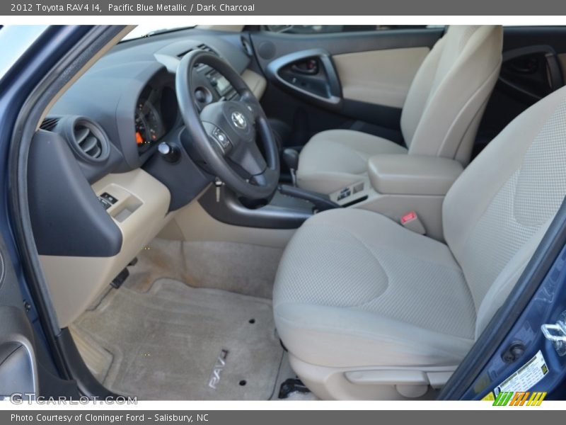Pacific Blue Metallic / Dark Charcoal 2012 Toyota RAV4 I4