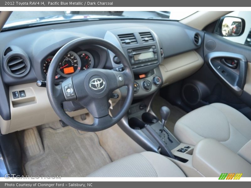 Pacific Blue Metallic / Dark Charcoal 2012 Toyota RAV4 I4