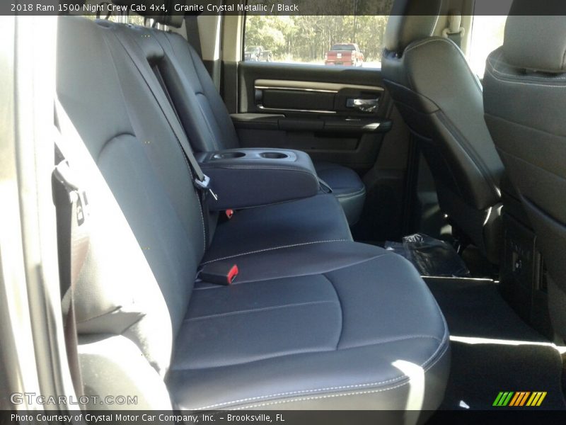 Granite Crystal Metallic / Black 2018 Ram 1500 Night Crew Cab 4x4