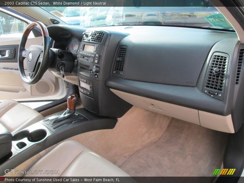 White Diamond / Light Neutral 2003 Cadillac CTS Sedan