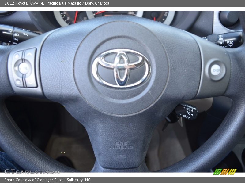 Pacific Blue Metallic / Dark Charcoal 2012 Toyota RAV4 I4