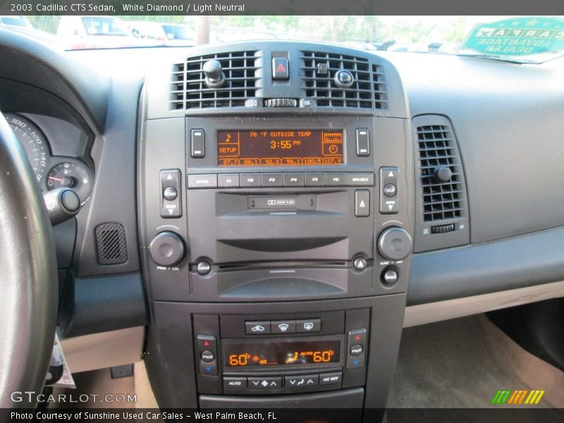 White Diamond / Light Neutral 2003 Cadillac CTS Sedan