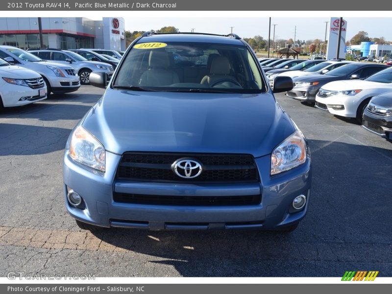 Pacific Blue Metallic / Dark Charcoal 2012 Toyota RAV4 I4