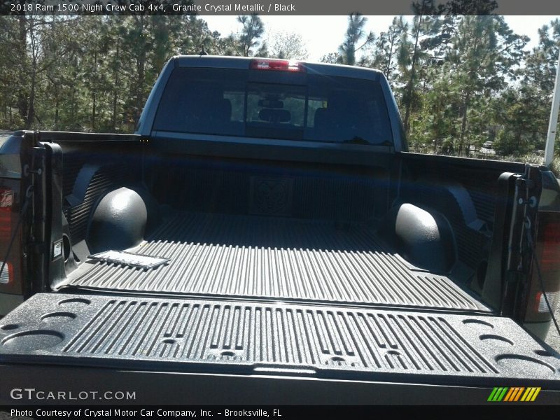 Granite Crystal Metallic / Black 2018 Ram 1500 Night Crew Cab 4x4